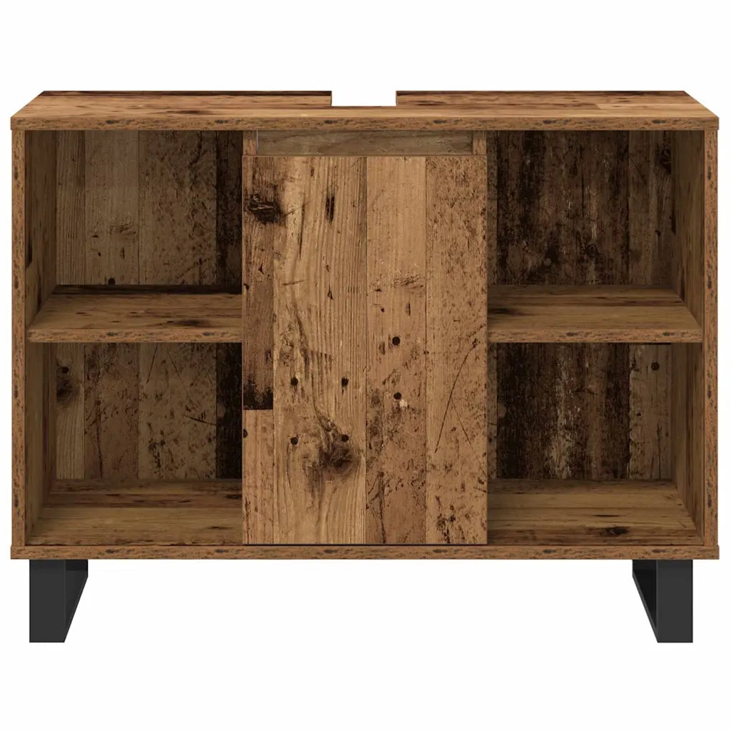 Set di mobili per il bagno 3 pcs Marrone Legno multistrato 3378510