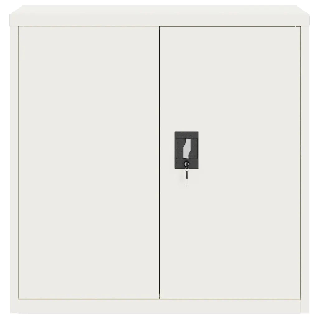 Armadio Classificatore Bianco 90x40x90 cm in Acciaio