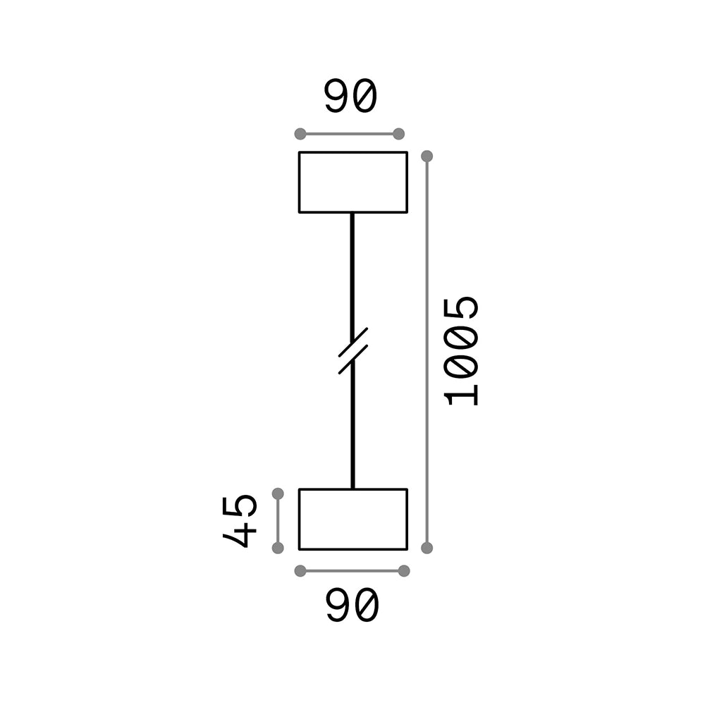 Sospensione Moderna Clio Alluminio Antracite 1 Luce E27
