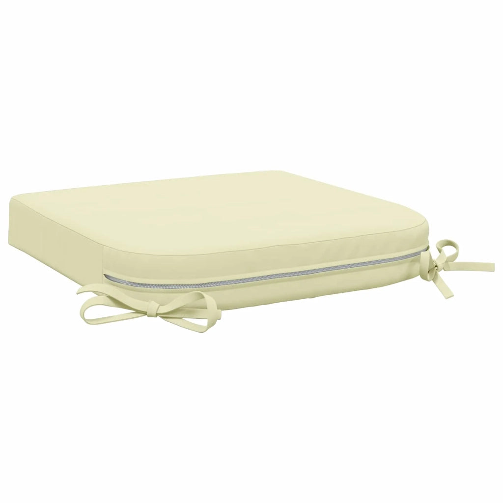 Cuscini per sedile a 4 pezzi SOEST 4 pz 100% Poliestere Crema 945200