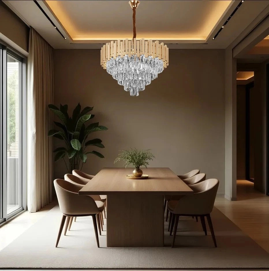 Lampada Cristal G050-cp 50cm Gold