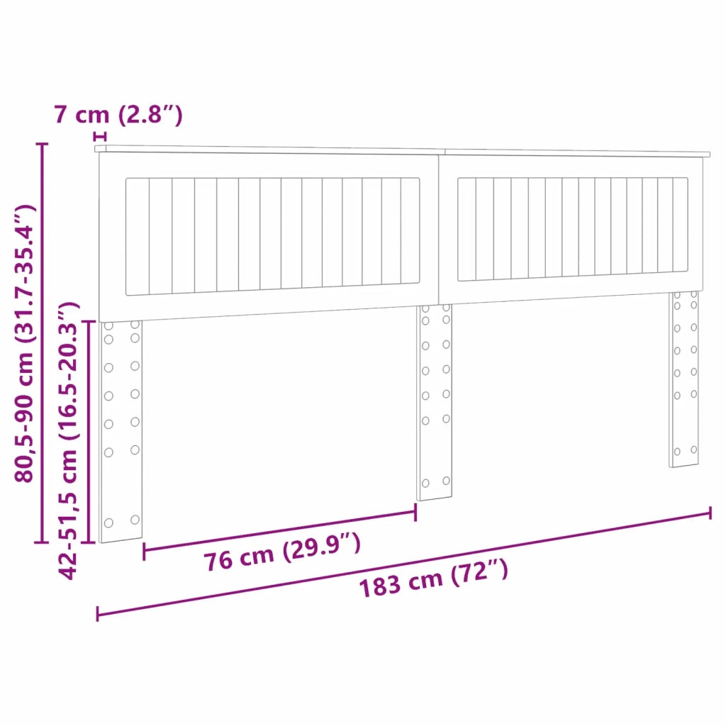 Testiera | Testata Grigio cemento Legno multistrato