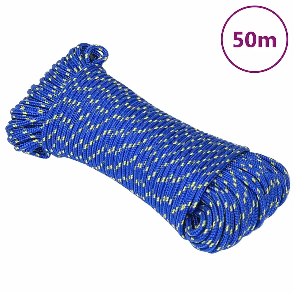 Corda per barca Blu 5 mm 50 m in Polipropilene 152439