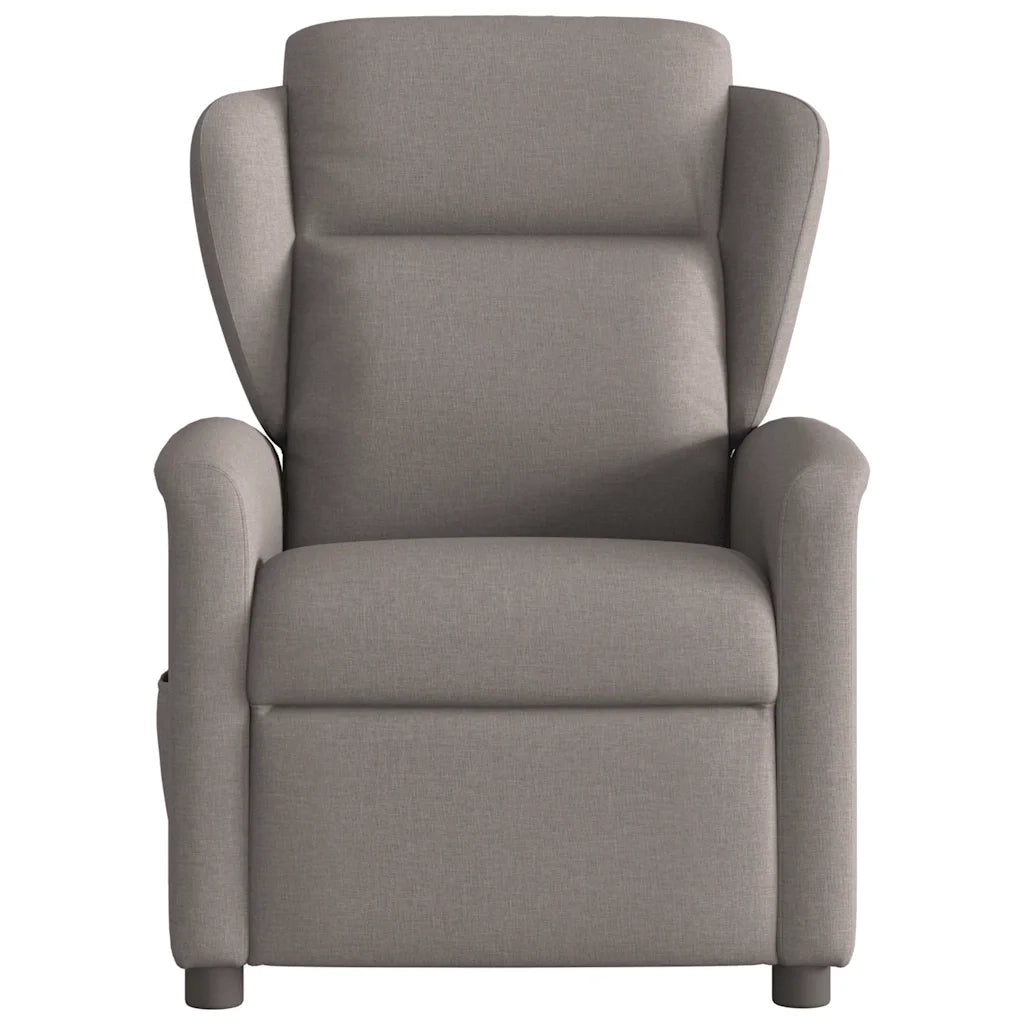 Poltrona Reclinabile in Tessuto Tortora 4015583