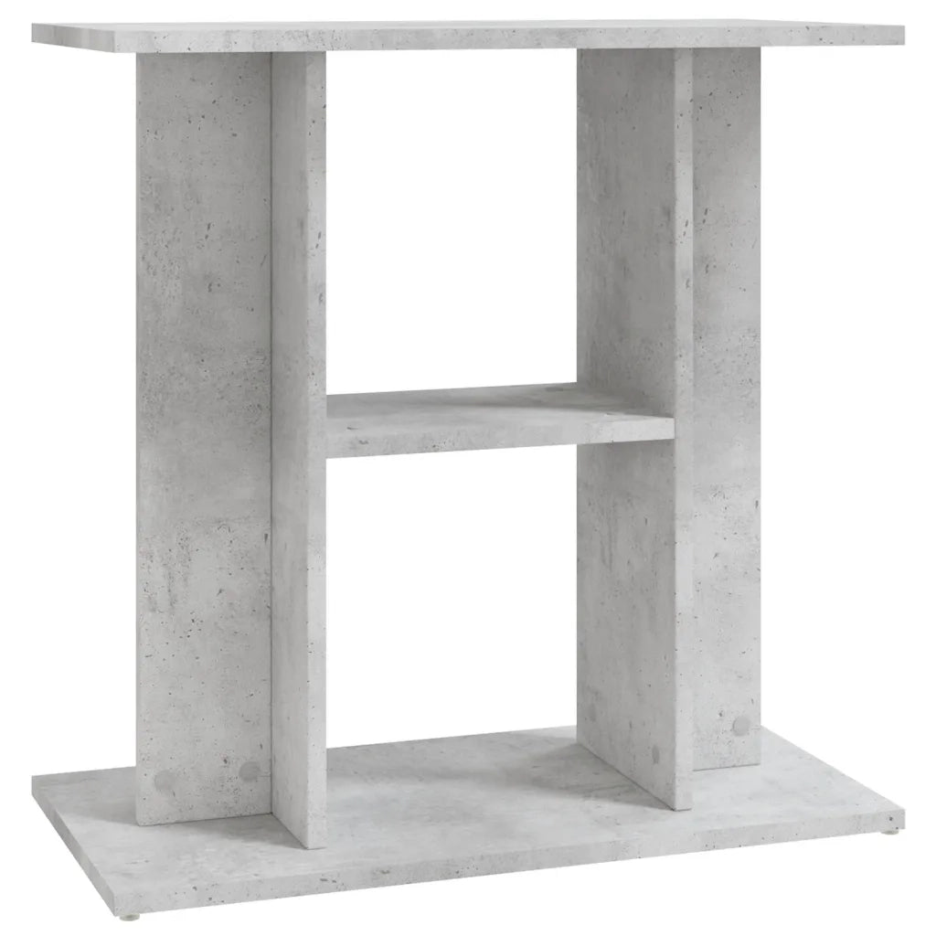 Supporto per acquario in cemento grigio 60x30x60 cm 833571