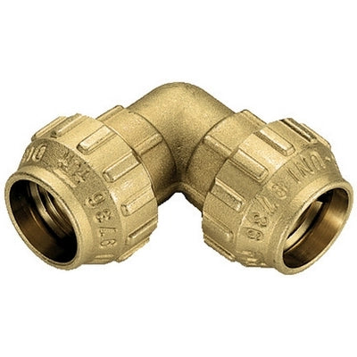 RACCORDO CURVO DOPPIO IN OTTONE TIEMME- Diam. 20- TIEMM- pezzi 1