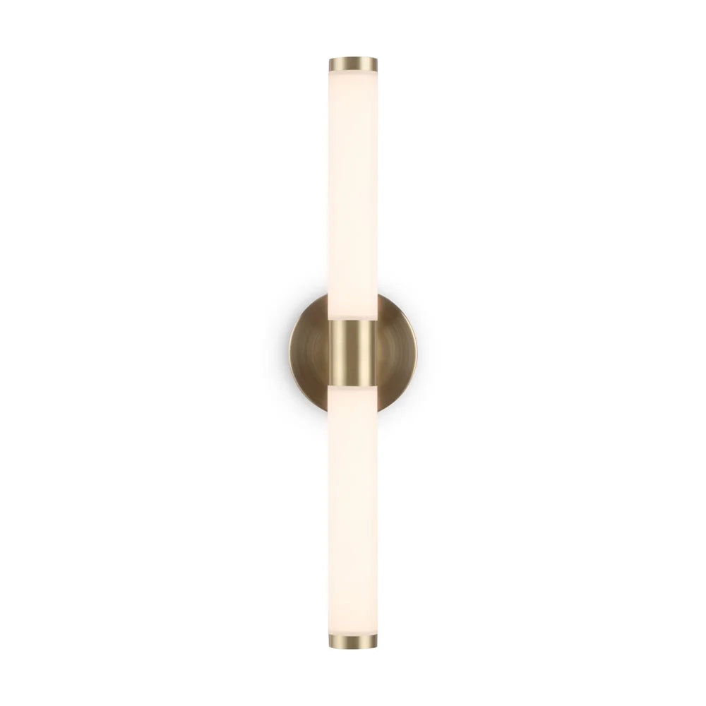 Applique Da Parete Moderno Axis Alluminio Oro Acrilico 1 Luce Led 10W