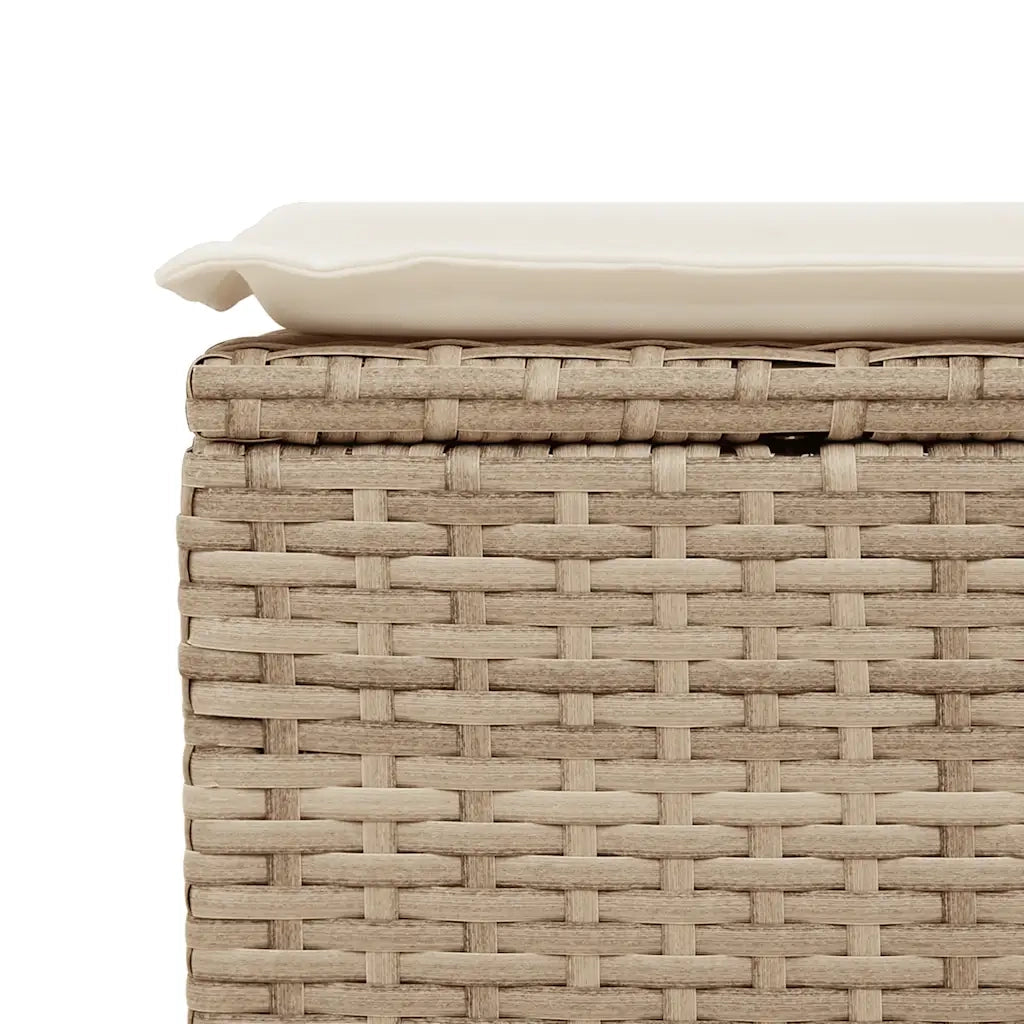 Set Divani da Giardino 7 pz con Cuscini Beige Polyrattan Acacia 3327621