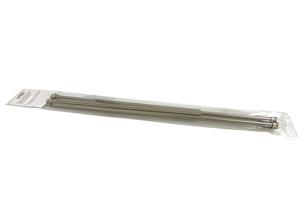 Bacchette Tende A Pressione Bastone Tenda Estensibile Astina Con Molla - 40-60 - Nickel