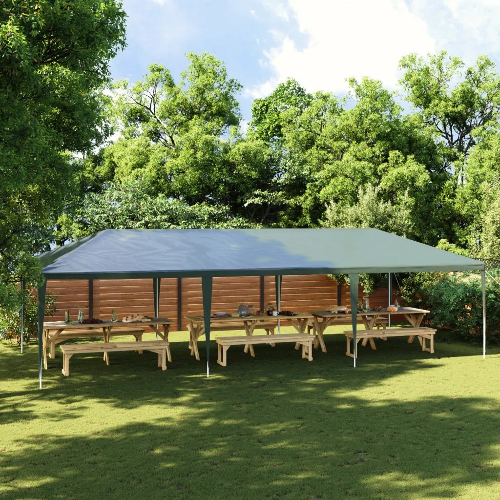 Gazebo Professionale 4x9 m Verde 90 g/m²