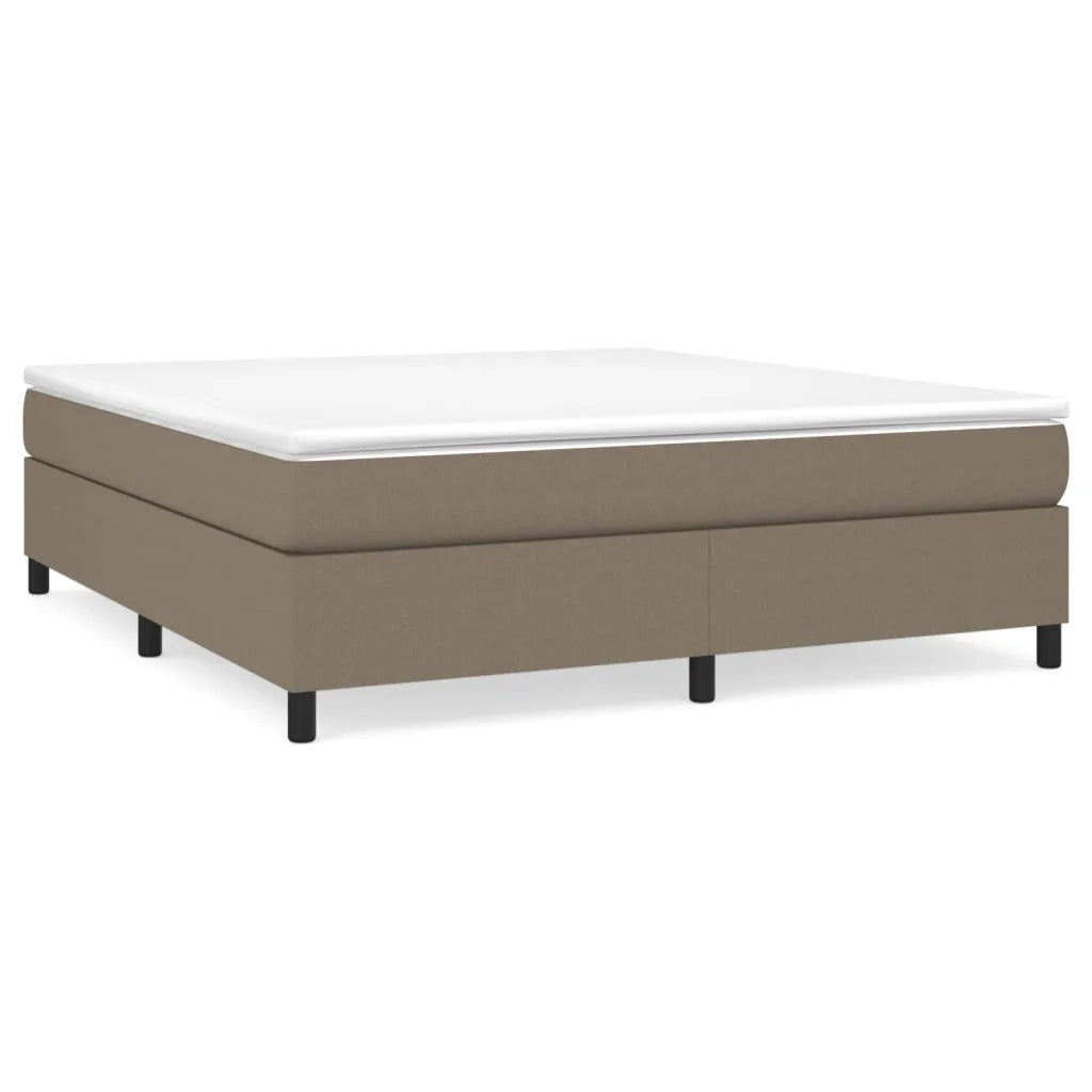 Struttura Letto a Rete a Molle Tortora 180x200 cm in Tessuto