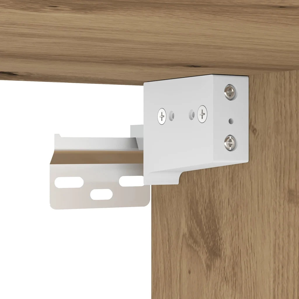 Mobiletto per specchio Rovere artigianale 60 x 16 x 60 cm 862224