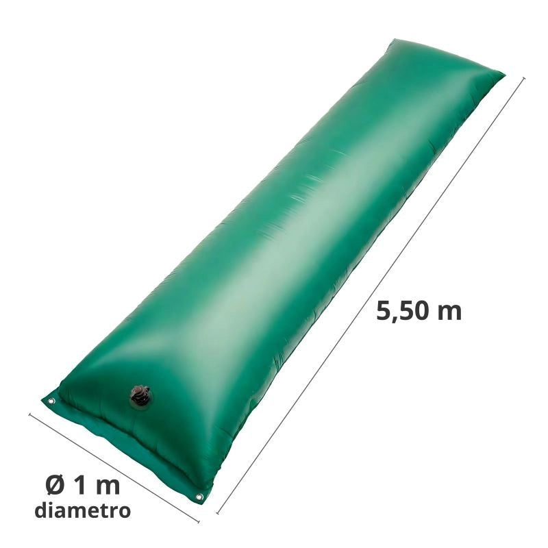 Salsicciotto Ad Aria Polartex® Airtube 0,6 Mm Per Coperture Invernali - Piatto 1 Mt Dimensione piscina: 5.50 m