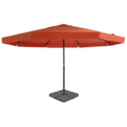 Ombrellone da Giardino con Base Portatile Terracotta 276326