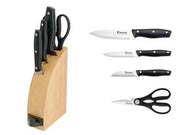 CEPPO COLTELLI CUCINA RUBBER WOOD PZ.5 - 1 pezzi XTRA