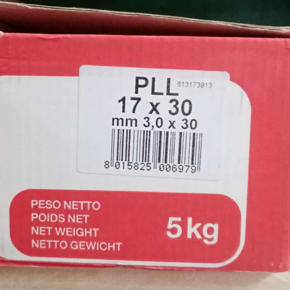Cavatorta 1kg chiodi pll da 17x30 a testa larga per legno