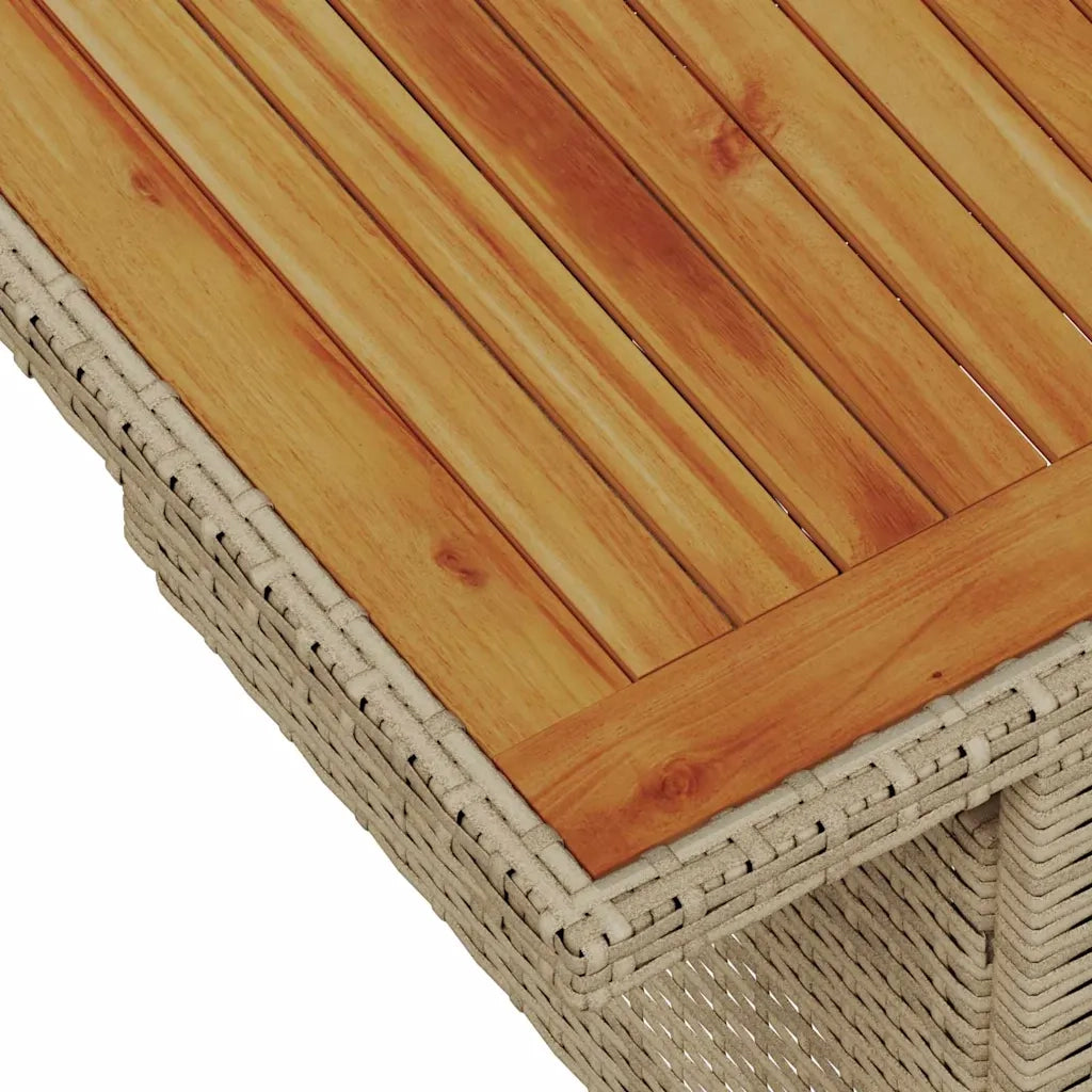 Set Divano da Giardino con cuscino 9 pcs Beige polyrattan 3360090