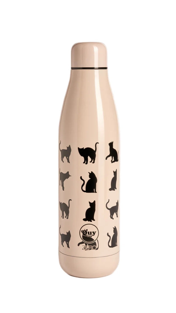 Bottiglia Termica 500ml - Motivo Gatti