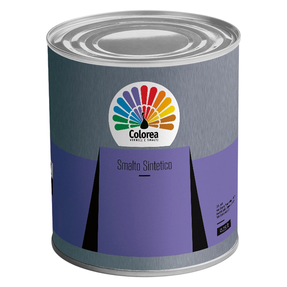 Smalto Sintetico Colorea Rosso Fuoco 6 Pezzi 0,750 Lt