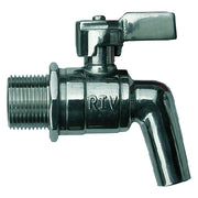 RUBINETTO A SFERA INOX CON LEVA 1  - BricoGo