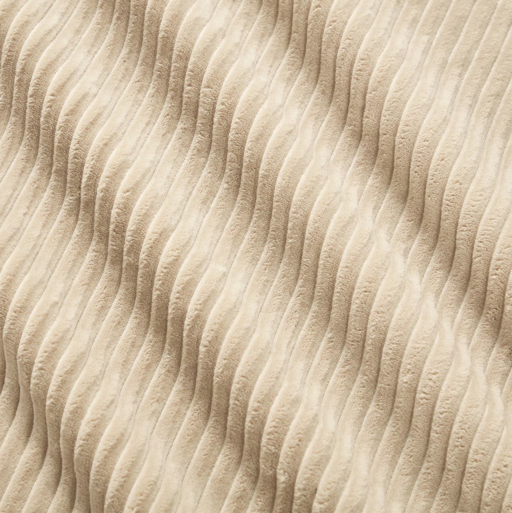 DIVANO ANGOLARE MODULARE IN CORDUROY BEIGE