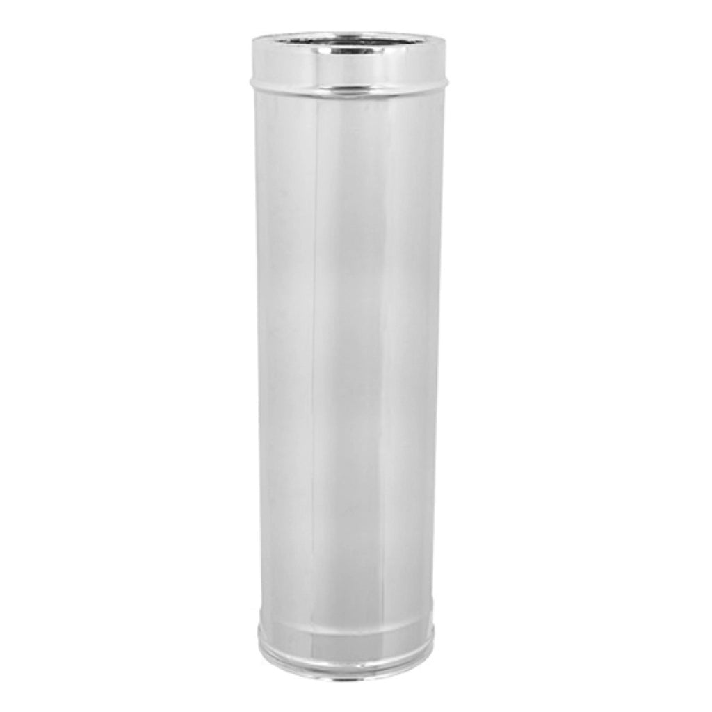 CANNA FUMARIA DOPPIA PARETE ACCIAIO INOX AISI 316 PARTE INTERNA AISI 304 PARTE ESTERNA MM 500 - ø100 INTERNO - ø150 ESTERNO - SP. 0,5 MM  - EUF