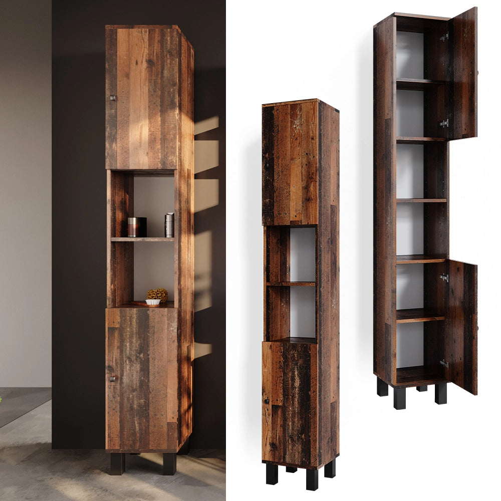Vicco Mobile bagno alto Rovere rustico 30 x 190 cm