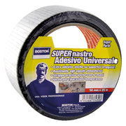 12pz nastro telato universale mm. 50 x 5 mt - argento cod:ferx.9002005nlm