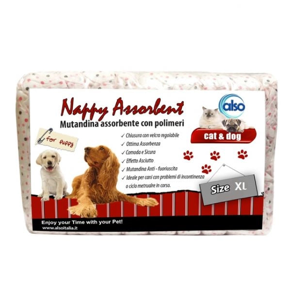 PANNOLINI MUTANDINE NAPPY ASSOR ( 9 PZ) MIS. XL