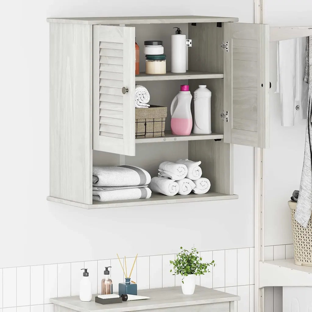 Mobile da Bagno VIGO Bianco e Bianco Antico 67,5 x 34 x 71,5 cm 4019124