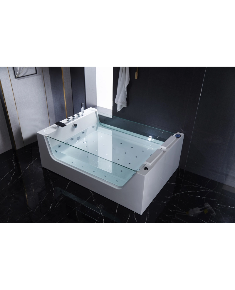 Vasca Idromassaggio Biposto Spa , Con Vetro, Riscaldatore, Centro Stanza 170x120cm Sicorage Cogla