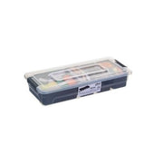 ORGANIZER CON COPERCHIO 2,5L 35X16XH7CM GRIGIO