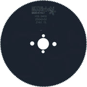 Stella Bianca DISCO HSS T4-PROFILATO per taglio ferro Ø mm. 225 Spess. 1,9 mm.