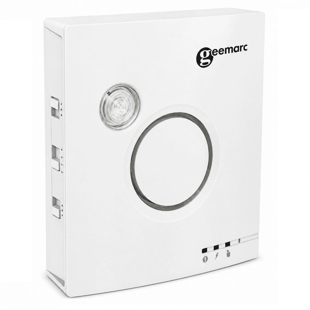 Avvisatore Acustico e Luminoso per Geemarc Amplidect 595 100dB Bianco Geemarc