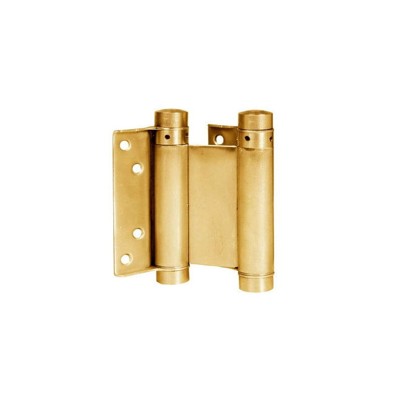 Cerniere a molla per porte saloon – Modello 109 – Finitura ottonata – Lunghezza 100 mm – IBFM