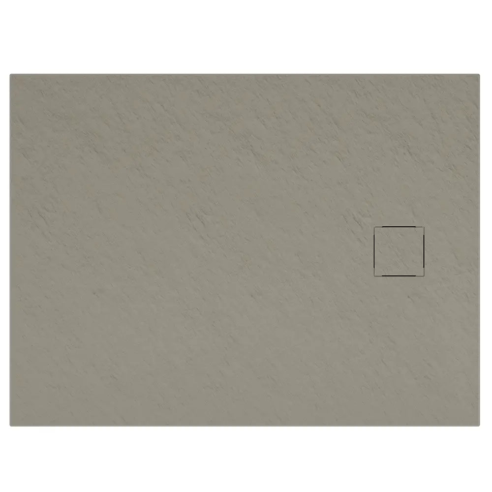 Piatto doccia 80x90 cm colore marrone effetto pietra | Samos