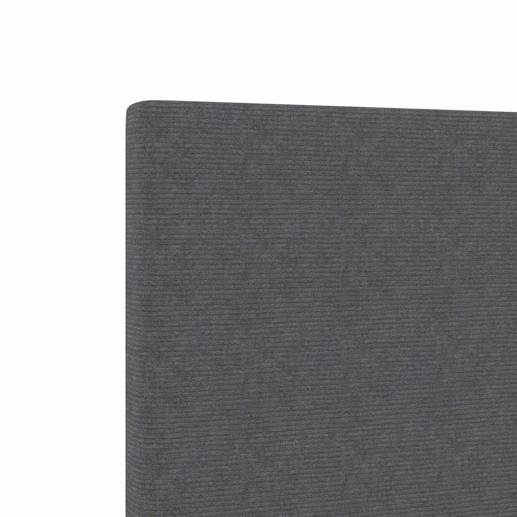 Testiera | Testata Grigio scuro 200 cm Tessuto in Cords