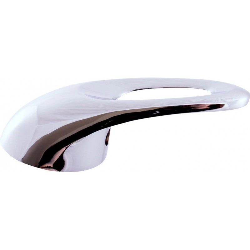 SAZAVA miscelatore lavabo con bocca lunga in ottone cromato