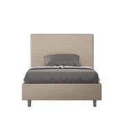 Letto Matrimoniale Large 170x200 cm con Rete Focus Tortora