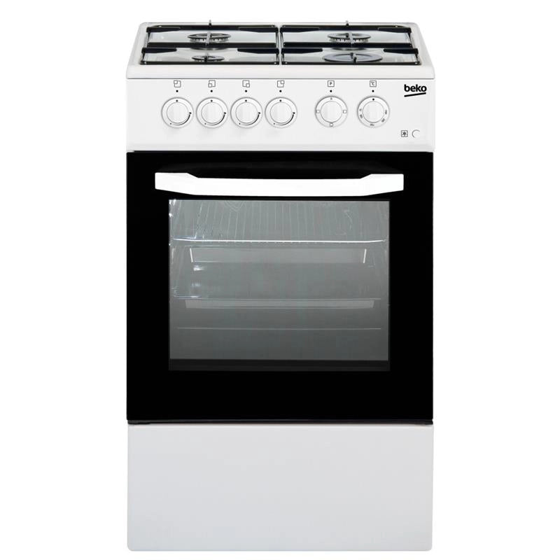BEKO CUCINA ELETTRICA A GAS, LUCE INTERNA ACCENSIONE ELETTRONICA, BIANCO CSS42014FW