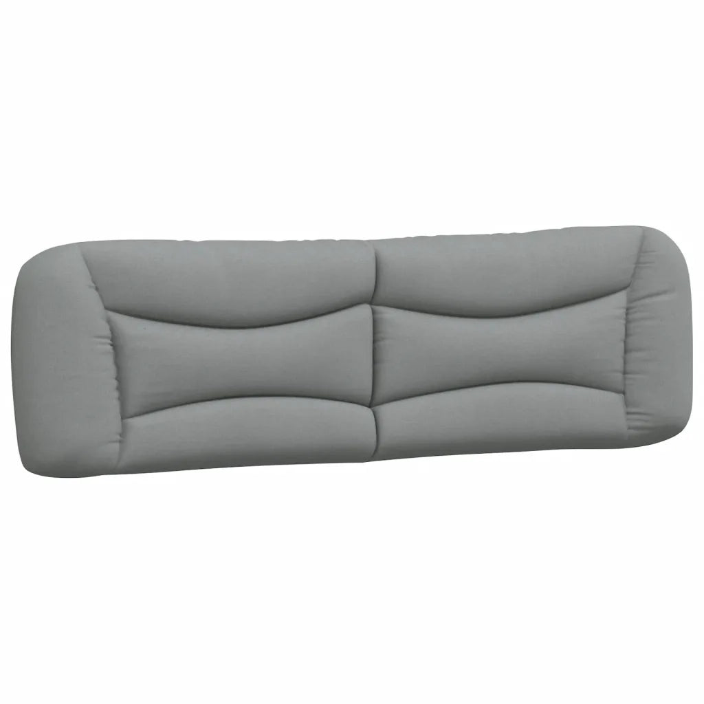 Cuscino Testiera Hvar Grigio Chiaro 180 cm in Tessuto 374600