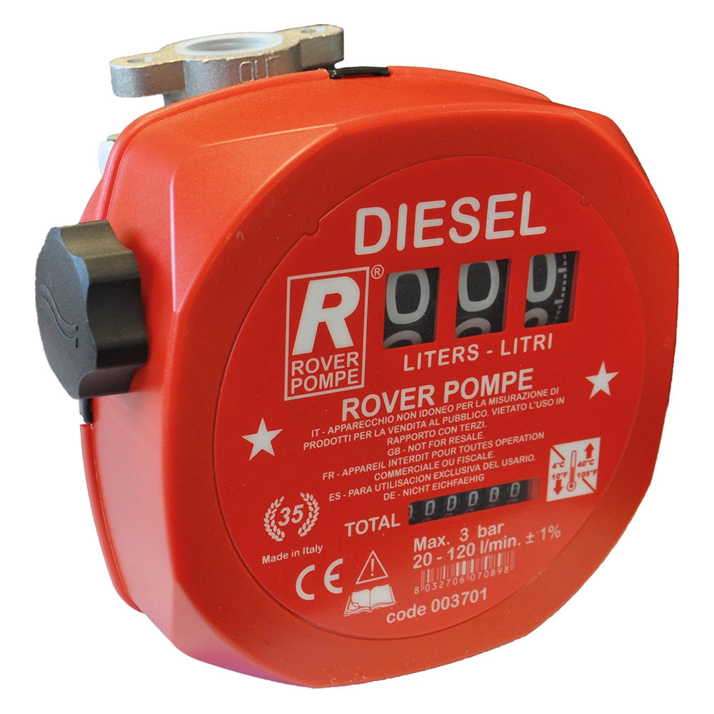 1pz contalitri meccanico per gasolio attacco 1 - per gasolio cod:ferx.507408nlm