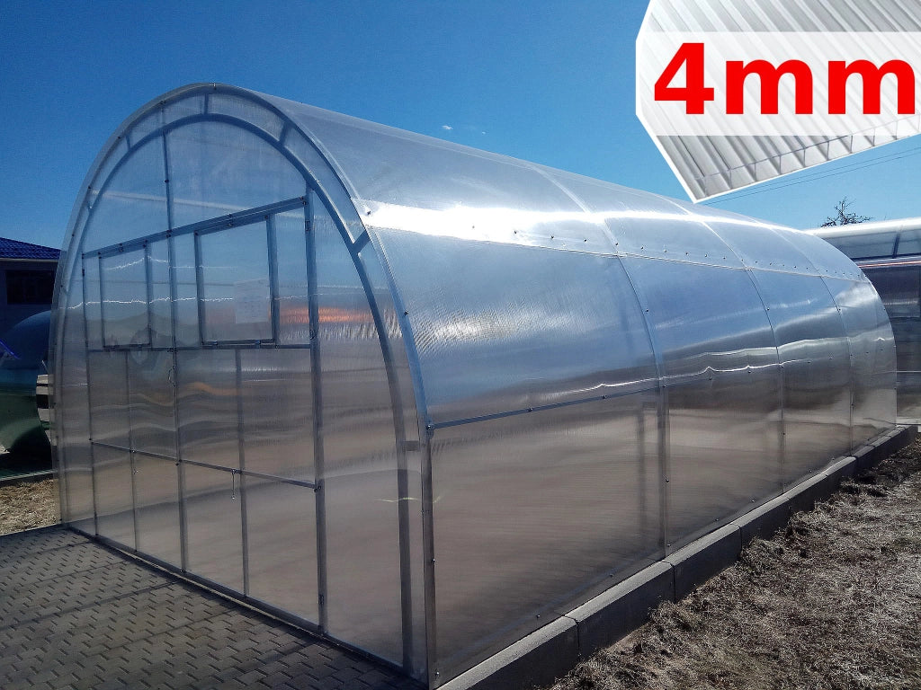 Serra Master 4x6m con copertura policarbonato alveolare 4mm