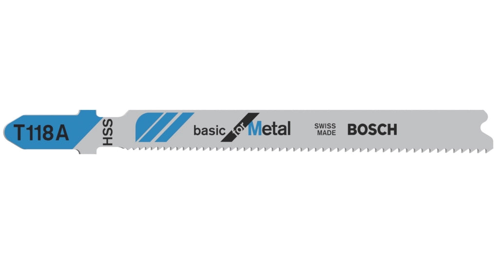 2608631013 - Set 5 lame per seghetto alternativo T 118 A Basic for Metal