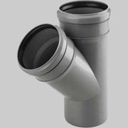 BRAGA UGUALE PP-HTS GEBERIT - DM 110-110 45  ° - 8 pezzi - GEBERIT
