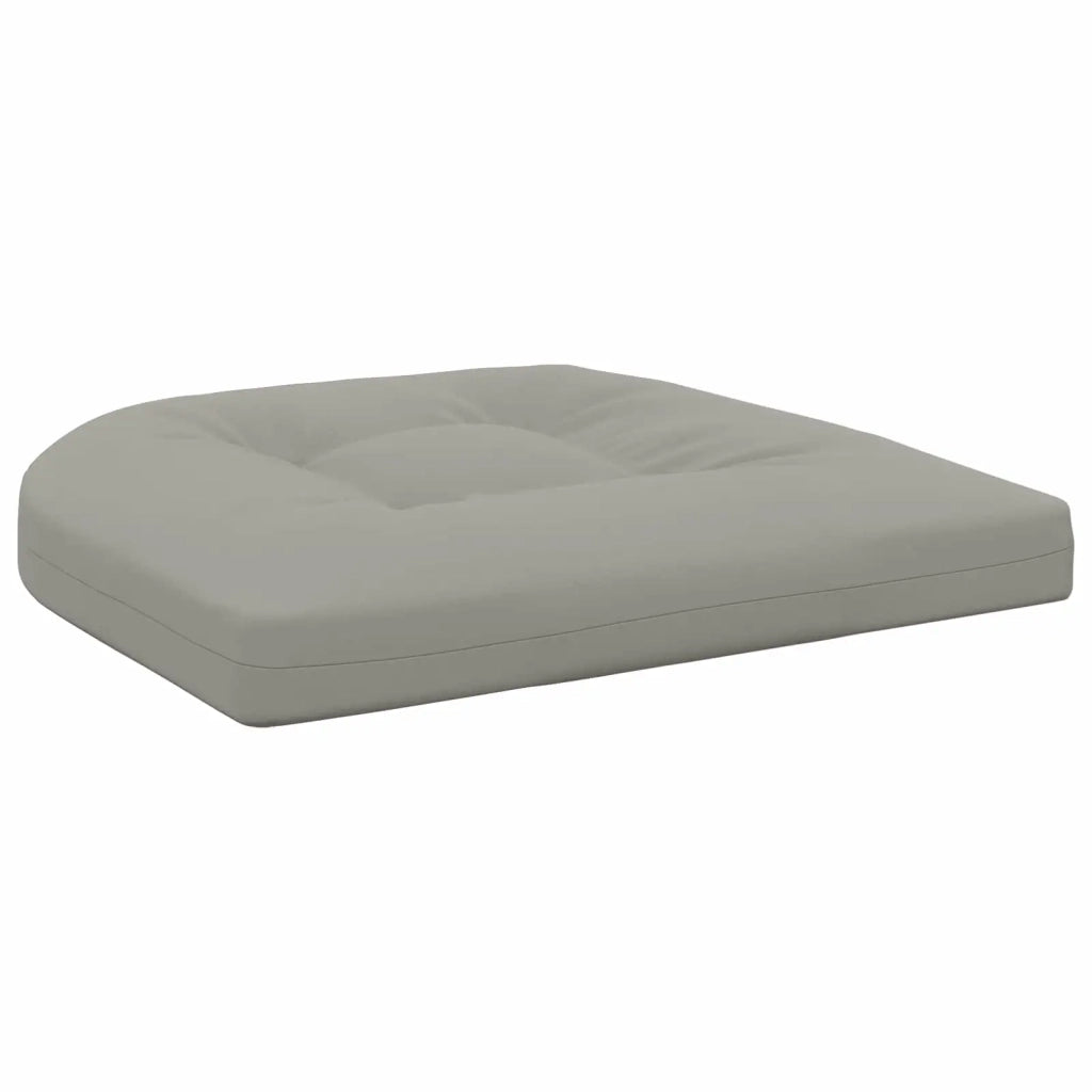 Cuscini per Sedia in 4 Pezzi 4 pz 100% Poliestere Grigio 945300