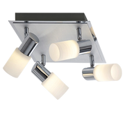 Plafoniera 4 Luci Spots Led Interno 4 W Interno Clapton GD Trio
