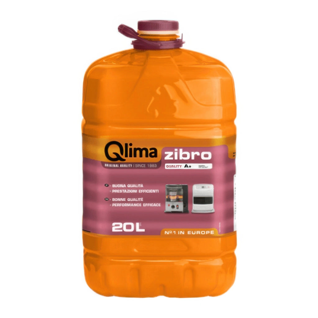 Combustibile Qlima Zibro 20 Litri Paraffina Dearomatizzata Semi Pesante con Tappo Sicurezza Bambini