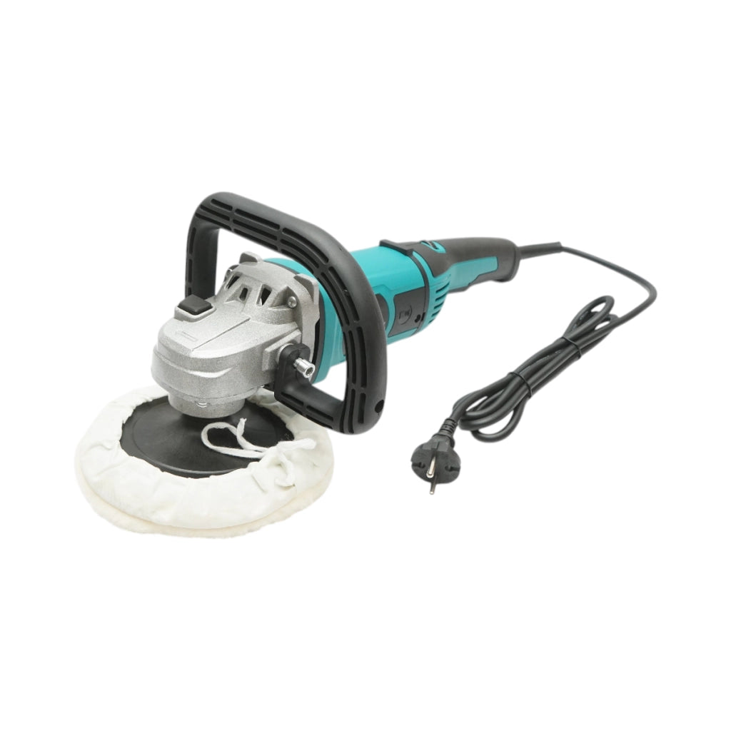 Lucidatrice e levigatrice da 1400 W, disco da 180 mm, 6 velocità da 300 a 3000 giri/min. Breckner Germany