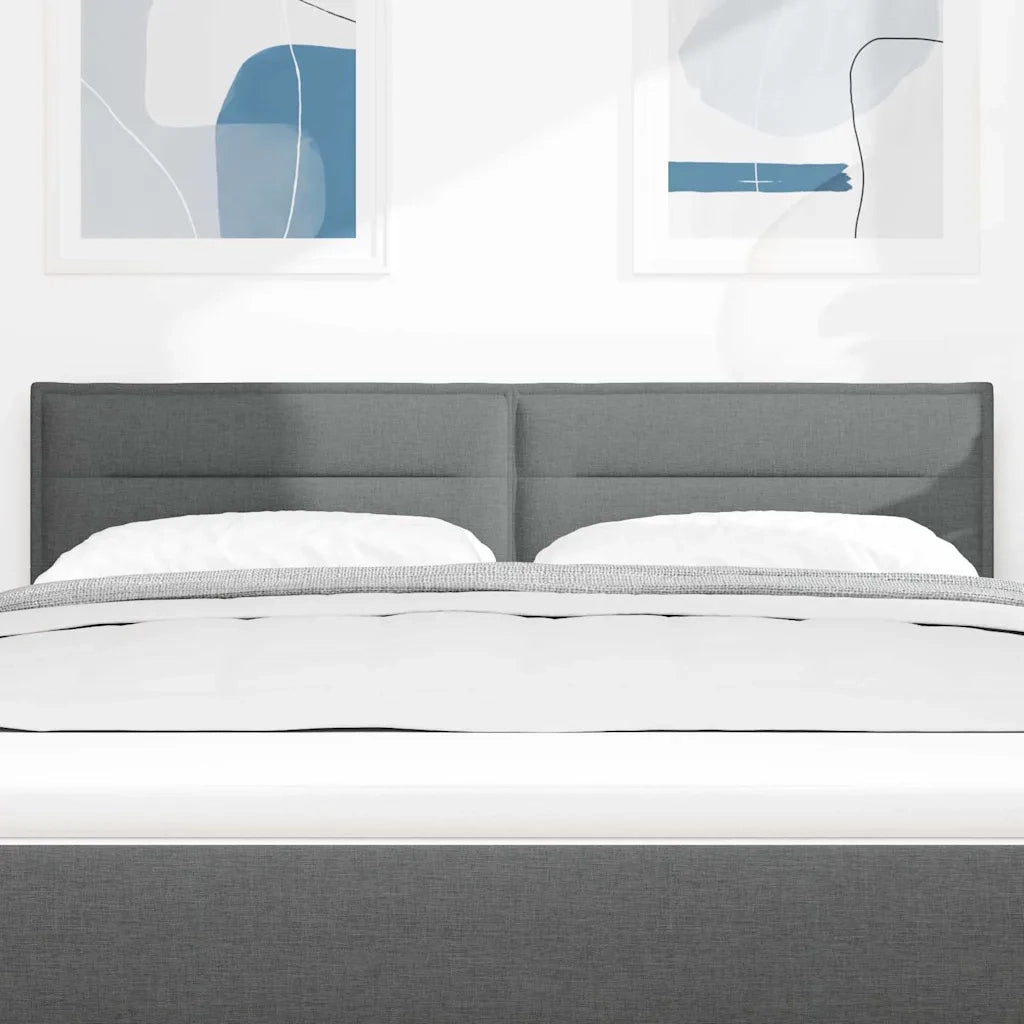 Testiera | Testata Grigio scuro 160 cm Tessuto